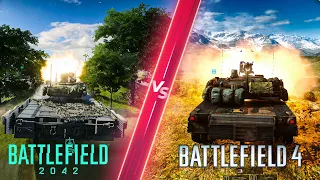 Battlefield 2042 (BETA) vs Battlefield 4 - Direct Comparison! Attention to Detail & Graphics! 4K