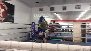 Juan funez sparring
