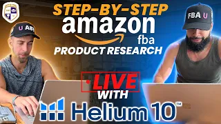 How to do Amazon FBA Product Research in 2023 - Live Demo with Helium 10