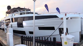 2022 Sirena 88 Luxury Yacht - Walkaround Tour - 2021 Fort Lauderdale Boat Show