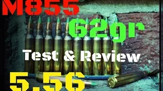 M855 5.56 NATO Green Tip Penetrator Ballistics Gel Test & Review (HD)