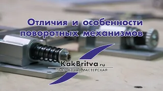 ОТЛИЧИЯ  ПОВОРОТНЫХ МЕХАНИЗМОВ KakBritva.ru