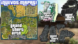 CIUDADES DE OTROS GTA´S PARA GTA San Andreas Android ! | MAPAS DE GTA 4, GTA 5 & GTA VC