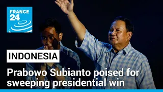 Ex-general Prabowo Subianto poised for sweeping presidential win in Indonesia • FRANCE 24 English