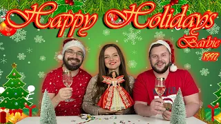 Самый новогодний выпуск2! Распаковка и обзор куклы Барби Happy Holidays Barbie 1997 г c @BersReview