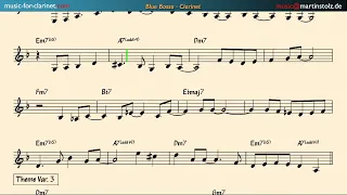 How to play  "Blue Bossa" - Band Version Clarinet | Sheet Music, Sample, Play-Along, and More!