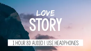 Indila - Love Story | 1 Hour (Tiktok Song + Sped Up + 8D Audio)