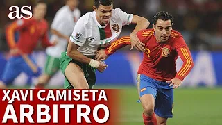 El día que XAVI le acabó dando su camiseta a un ÁRBITRO en el MUNDIAL 2010 | Diario AS