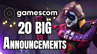20 BIGGEST Announcements At Gamescom 2022