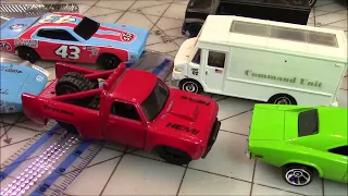 Showing a few Custom 1/64 Hot Wheels I am Working On, Hanging out & a Quick Barracuda Wheels Swap,