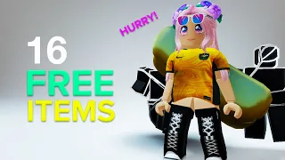 16 FREE ROBLOX ITEMS YOU DON'T WANT TO MISS THIS MONTH!