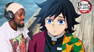 "Water Hashira Giyu Tomioka's Pain" Demon Slayer Season 4 Episode 2 REACTION VIDEO!!!