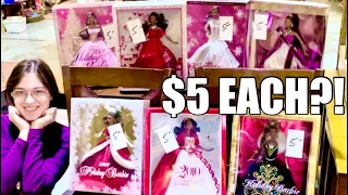 $5 BARBIE SCORE!! Thrift store doll treasure hunt & HAUL!