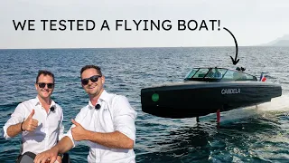 Electric Foiling Boat - Our Exclusive Candela C-8 Test Flight Experience!