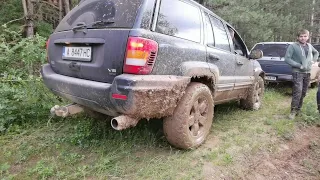 Jeep Grand Cherokee ZJ 5.2 vs WJ 4.7 Exhaust Sound Off Road Competition