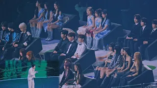 [MC 이수혁 보는]르세라핌,뉴진스(NewJeans),아이브(IVE), TXT,엔하이픈 Reaction@221126 MMA 멜론뮤직어워드 직캠/Fancam