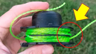 THE EASIEST WAY! (2 min) How to Replace Trimmer Line Bump Feed / Weed Eater String