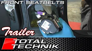 TRAILER - How to Remove Front Seat Belts - Audi A4 S4 RS4 - B6 B7 (2001-2008) - COMPLETE PROJECT