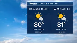 WPTV First Alert Weather Forecast for Afternoon of March 13, 2024