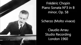 Claudio Arrau plays Chopin Piano Sonata Nº3 in B minor 1960