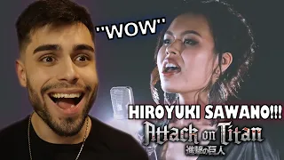 ATTACK on TITAN Suite - Hiroyuki Sawano Project emU REACTION | First Time REACTION!!!