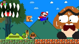 When everything Mario Jumps On turns to Monster in Super Mario Bros.? | Game Animation