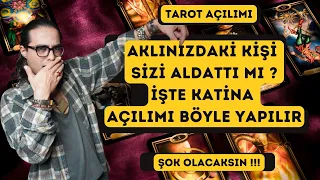 İHANETE UĞRADIN (Aklındaki Kişi Seni Aldattı Mı ? ) #tarot #aklımdakikisi