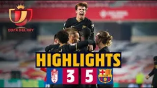 Granada Vs Barcelona 3-5 || All Hightlights || LATE COMEBACK|| 04-02-2020