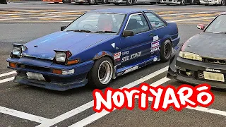 AE86 rain drifting for over 18 minutes on-board