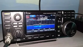 Recepção 7.153Khz - Icom IC-7300