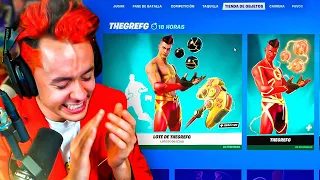 ME EMOCIONO CON MI SKIN DE FORTNITE - TheGrefg