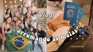 ARRUMANDO AS MALAS PARA MORAR NOS EUA ✰ preparação e despedidas