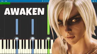 Awaken Piano Tutorial - League Of Legends Cinematic - Season 2019 - Valerie Broussard