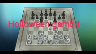 Beating Chess Titans Level 9  with Holloween Gambit