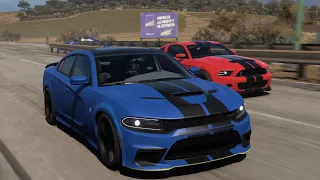 Forza Horizon 5: 780HP ROLL RACING | Charger Hellcat vs Shelby GT500 vs GTR vs Turbo Evo 9 & More!