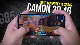 TECNO CAMON 20 Test de RENDIMIENTO y POTENCIA│Prueba de JUEGOS y CALENTAMIENTO│Helio G85