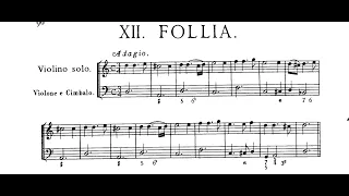 A. Corelli - Violin Sonata in D minor La Follia Op. 5 no. 12 - Score