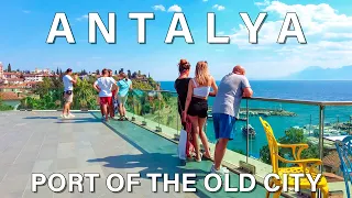 Antalya Port Of The Old City / Walking Tour Turkey 4K