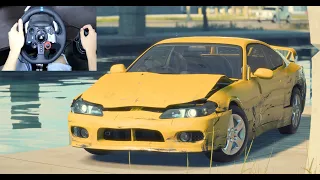 Rebuilding A Silvia S15 - Need for Speed Heat (Steering Wheel + Shifter) Gameplay