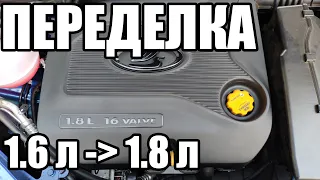 Варианты бюджетного увеличения объема ВАЗовских двигателей с 1.6 л до 1.8 л