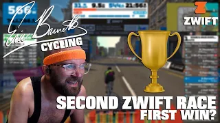 Second Zwift Race - First Win!?