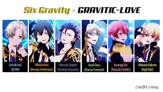 [TSUKIUTA] GRAVITIC-LOVE - Six Gravity (Lyrics)