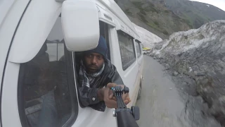 Zojila pass - kargil to srinagar - early morning - just opened -22nd may 2017 gopro - part 2