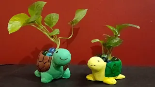 Plastic bottle reuse idea | Waste bottles crafts | How to make animal planters