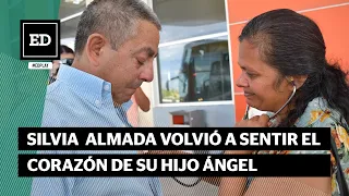 Silvia Almada volvió a sentir los latidos del corazón de su hijo Ángel