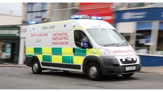 Bristol Ambulance EMS Response | YJ13 EPD | Neonatal Intensive Care Unit | Peugeot Boxer