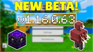 MCPE 1.16.0.63 BETA NETHER UPDATE! Minecraft Pocket Edition Java Parity & New Achievements!