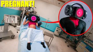 I CAUGHT SPEAKER WOMAN GIVING BIRTH IN REAL LIFE! (SKIBIDI MOVIE BABY VERSION)