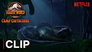 Grim The Baryonyx Dies | JURASSIC WORLD CAMP CRETACEOUS | NETFLIX