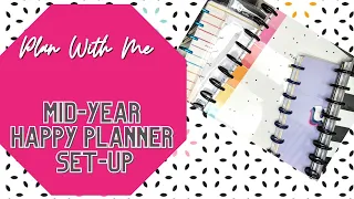 Mid-Year Happy Planner Line-up/Setup!!
